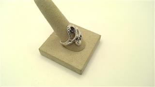 Unisex Silver Ring 925 Silver 5.5g Size:8
